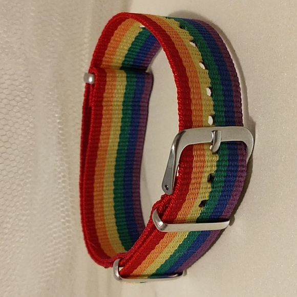 Rainbow Silver Buckle Bracelet! - Picture 5 of 5